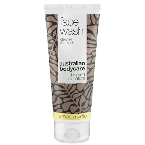 Reinigungsgel Gesicht 100ml by Australian Bodycare - Teebaumöl + Zitronenmyrte - Für unreine, zu Akne neigende, fettige Haut - Reinigung für das Gesicht, gegen Pickel