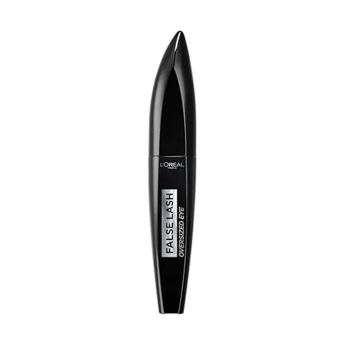 L'Oréal Paris Mascara, Wimperntusche für Bambi-Augen mit Wimpernlifting-Effekt, Sichtbar mehr Länge und Volumen, False Lash Bambi Eye Oversized Mascara, Schwarz, 1 x 8,9g