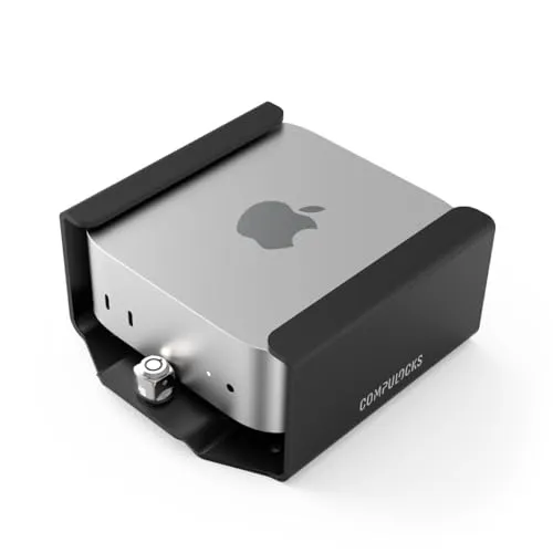 Compulocks Mac Mini M4 Halterung - Diebstahlsicher und platzsparend - Sonstige Elektroinstallationsartikel mit robuster Aluminium-Halterung, die eine sichere, diebstahlgeschützte Befestigung ermöglicht und gleichzeitig für optimale Belüftung sorgt.