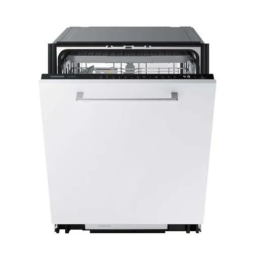 Samsung DW60BG750B00ET Geschirrspüler, 60 cm, Vollintegrierbar - Vollintegrierbarer Geschirrspüler für 14 Maßgedecke, leise mit nur 42 dB(A) und innovativem WaterJet Clean für gründliche Reinigung. SmartThings AI Energy Mode für einfache Steuerung und Energieüberwachung.