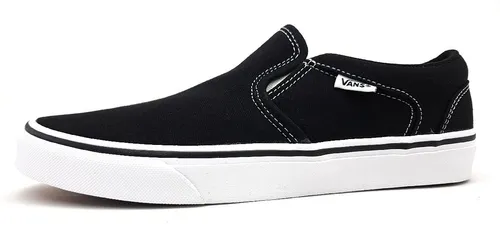 Vans Slipper schwarz EUR 42 US 8.5 - Elegante Vans Slipper in Schwarz, Größe EUR 42 US 8.5. Ideal für lässige Outfits, bequem und mit rutschfester Gummisohle für optimalen Halt.