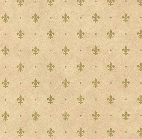 AS4HOME Klebefolien für Möbel French Lily Gold 45 cm x 200 cm