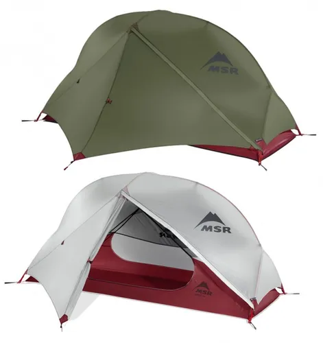MSR Hubba NX Zelt - Ultraleichtes Ein-Personen-Zelt - 1-4-Personen-Zelte, ideal für Solo-Abenteuer mit minimalem Gewicht und einfacher Handhabung.