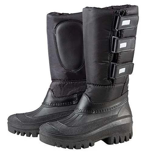 PFIFF Thermo Winterstiefel - Wanderstiefel für kalte Tage, gefüttert mit warmem Innenmaterial und ideal für Reiter und Gartenbau. Sportlicher Stil mit praktischem Klettverschluss.
