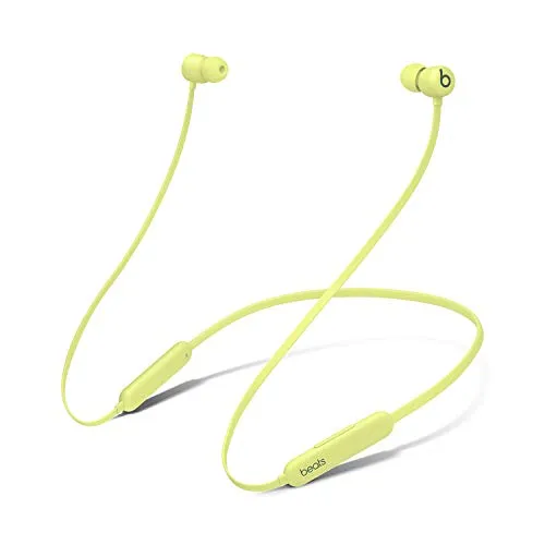 APPLE Beats Flex Gelb - Kabellose Bluetooth In-Ear Kopfhörer - Kopfhörer mit flexiblem Design, erstklassigem Klang und langer Akkulaufzeit für ununterbrochenen Musikgenuss.