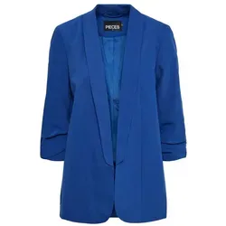pieces Blusenblazer PCBOSELLA 3/4 mit Faltendetail - Mazarine Blue - Blusenblazer in Mazarine Blue, mit Faltendetail am Ärmel für einen besonderen Look, ideal für den casual Stil und bequem zu tragen.