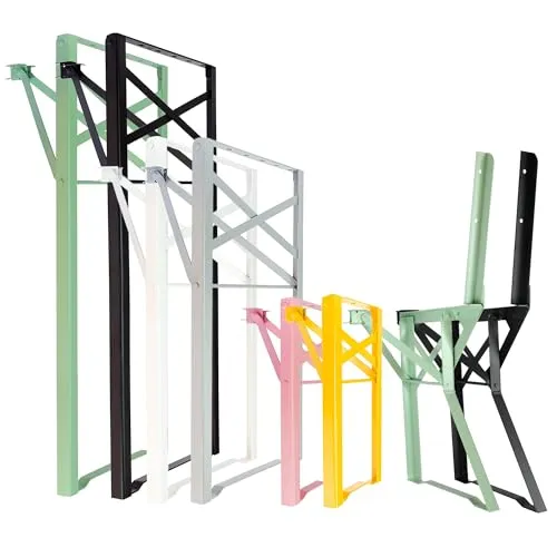 Natural Goods Berlin Bierzeltgarnitur Classic 2er Set mit Lehne (Rosa) - Esssets für die Terrasse – Klappbares Gestell für individuelle Gartenbänke mit Rückenlehne, stabil und schnell auf- und abbaubar für unvergessliche Outdoor-Events.
