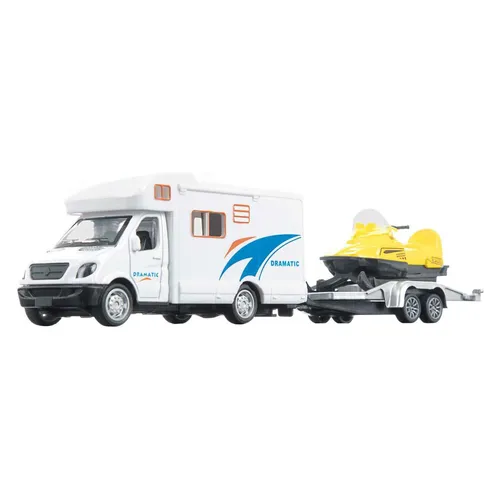Toi-Toys METAL Camper Pullback+Anhänger+Schneemobil 7.5 (47777588)