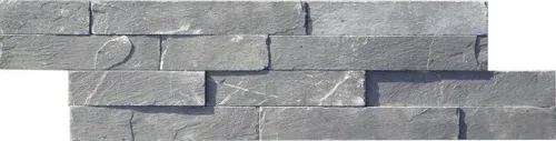 Wandverblender Naturstein Schiefer Schwarz Z40/10 - Boden- & Wandfliesen, edler Schieferlook in Anthrazit, ideal für stilvolle Akzente in Flur, Küche oder Wohnzimmer