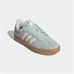 adidas Vl Court 3.0 Damen Sneaker - Wonder Silver Off White Gum, 40 2/3 EU - Damen-Sneaker mit regulärer Passform, schnürbarem Design und dämpfender Zwischensohle für optimalen Tragekomfort.