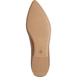 Tamaris Damen Loafer flach Leder, braun, 39 EU - Eleganter Pull-On-Schuh mit Touchit Memory Foam Fußbett für individuellen Komfort. Das weiche Leder passt sich deiner Fußform an und sorgt für eine perfekte Passform im Alltag.