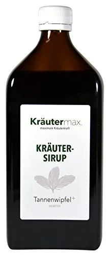 Tannenwipfel Sirup 500 ml • Kräutersirup mit Tannenwipfel, Spitzwegerich, Thymian • Sirup mit Kräutern • In Kleinserien erzeugt • Wohlschmeckender Kräutersirup • Produziert in AT+DE • Premiumqualität