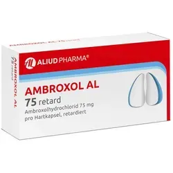Ambroxol AL 75 retard - Schleimlöser bei Husten - Arzneimittel zur effektiven Schleimlösung bei Erkältungen, unterstützt das Abhusten bei Bronchitis und Lungenproblemen mit zähem Schleim.