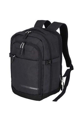 Travelite KICK OFF Handgepäck Rucksack - 13 Zoll Laptopfach, leicht und robust mit Aufsteckfunktion für Vielflieger