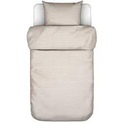 Marc O'Polo Satin-Bettwäsche Loke, Creme, 135x200 cm - Erleben Sie erholsame Nächte mit der Marc O'Polo Satin-Bettwäsche Loke in Creme. Das 2-teilige Set vereint stilvolles Karo-Dessin und hautsympathisches Material für höchsten Komfort.