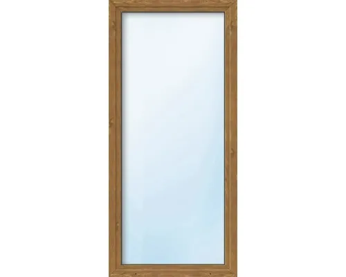 ARON Basic+ Terrassentür Kunststoff 1 Flügelig (Dreh-Kipp) 90x205 cm Golden Oak