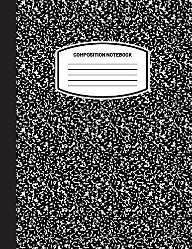 Classic Composition Notebook: (8.5x11) Wide Ruled Lined Paper Notebook Journal (Black) (Notebook for Kids, Teens, Students, Adults) Back to School and Writing Notes