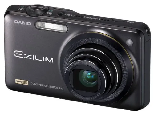 Casio Exilim EX-ZR10 Highspeed-Digitalkamera (12 Megapixel, 7-fach opt, Zoom, 7,6 cm (3 Zoll) Display, bildstabilisiert) schwarz