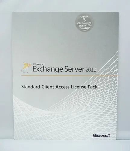 Microsoft Exchange Server 2010 Standard - Effiziente Kommunikationslösung - Internet-Software für Unternehmen: Verbessert die Zusammenarbeit mit integriertem E-Mail, Kalender und Kontakten sowie fortschrittlichen Sicherheitsfunktionen.