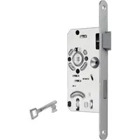 SOTECH BKS Türschloss 0215 BB Schloss Klasse 1 Dornmaß 55 mm Stulp 20 mm DIN Rechts Entfernung 72 mm Metall Kunststoff