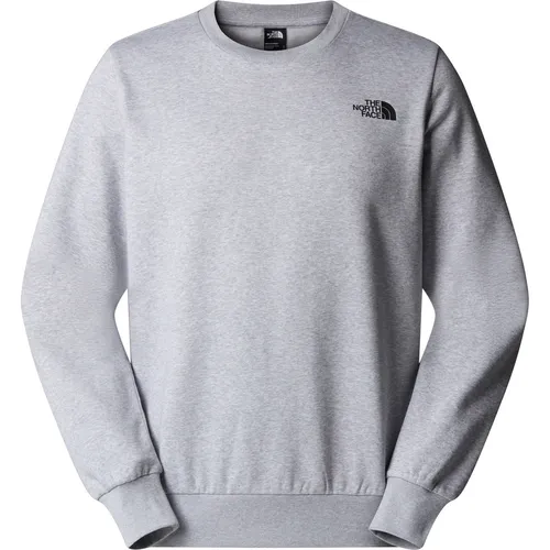 The North Face Herren Simple Dome Crew Pullover (Größe XXL, grau)