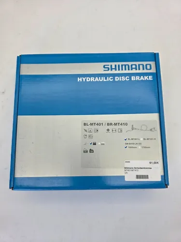 SHIMANO MT4102 Scheibenbremse – Unisex, schwarz, Einheitsgröße - Fahrradbremsen mit intuitivem und kraftvollem Bremsen für schnellere Reaktionen, ideal für actionreiche Fahrten.