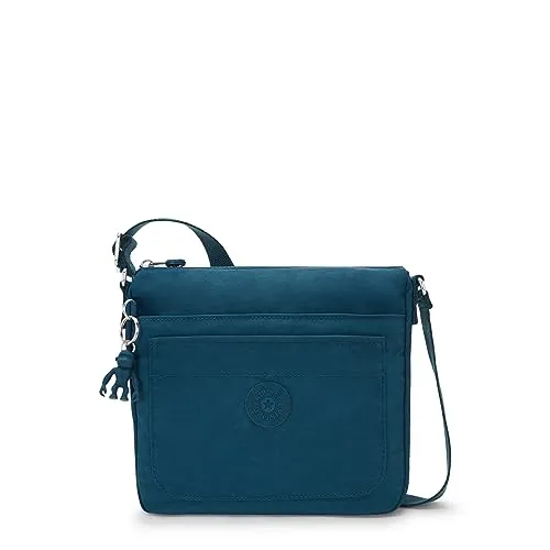 Kipling Unisex Sebastian Small Crossbody - Stilvolle Messenger-Bag aus Leder mit Reißverschluss, perfekt für den Alltag und kleine Essentials.