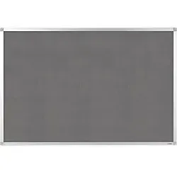 Viking Anschlagbrett Filz Grau 1200 mm x 900 mm - Pinnwand 120 x 90 cm aus hochwertigem Filz, ideal für Büros und kreative Projekte, bietet eine stilvolle und praktische Lösung zum Organisieren von Notizen.