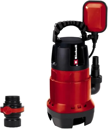 Einhell GC-DP 7835 Schmutzwasserpumpe - 780W, 15.700 L/h Förderleistung, ideal für Teiche und Keller, mit Schwimmerschalter und Tragegriff