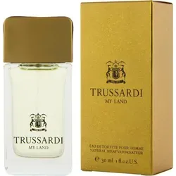 Trussardi My Land Eau de Toilette 30 ml - Herrendüfte mit einem eleganten Duft, der Heimatverbundenheit und zeitlose Männlichkeit verkörpert. Ein unverwechselbares Aroma aus Bergamotte, Lavendel und Leder für den stilvollen Mann.
