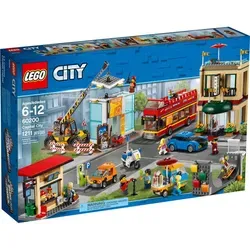 LEGO City Hauptstadt (60200) - Konstruktionsspielzeug für kreative Stadt-Abenteuer - Lego Konstruktionsspielzeug mit 1211 Teilen, inklusive Hotel, Doppeldeckerbus und 13 Minifiguren. Ideal für Kinder von 6 bis 12 Jahren, fördert Kreativität und Spielspaß!