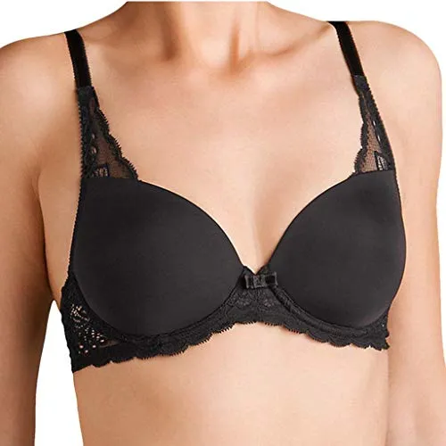 Triumph Damen Halbschalen BH Amourette Spotlight WHP, Schwarz (Black (04) ), Gr. 80E (Herstellergröße: 36DD)