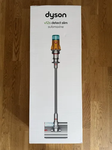 Dyson V12 Detect Submarine 485350-01 - Akku-Staubsauger mit Wischfunktion und piezoelektrischem Sensor für automatische Saugleistungsanpassung. Ideal für gründliches Reinigen in einem Rutsch.
