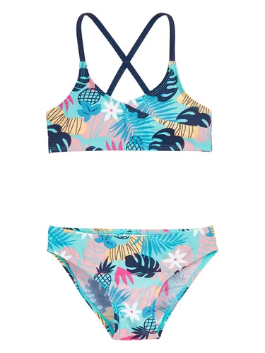 Playshoes Buntes Kinder Bikini Größe 134/140 - Kinder-Bademode von Playshoes: Schnelltrocknend mit UV-Schutz 50+, ideal für den Sommer. Elastischer Bund und schmale Träger sorgen für perfekten Sitz.