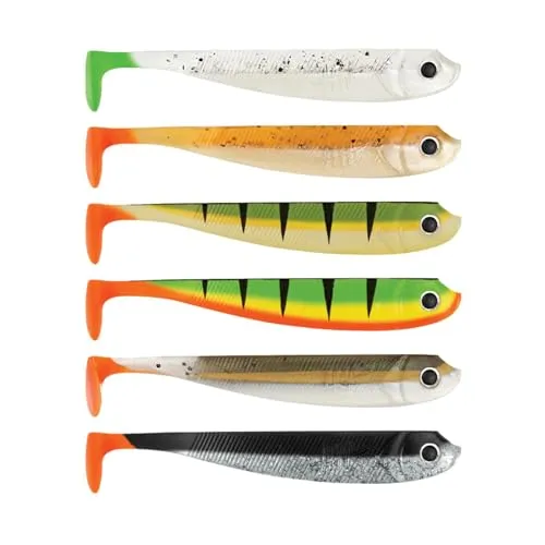 Lieblingsköder Gummiköder 5cm - 6 Gummifische, Farbe Lieblingsköder:Firetail Edition