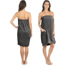 Liebenstein Saunakilt Damen L/Xl anthrazit - Handtücher: Weiches und flauschiges Saunakilt aus 100% Premium-Baumwolle, ideal für höchsten Komfort und perfekten Sitz.