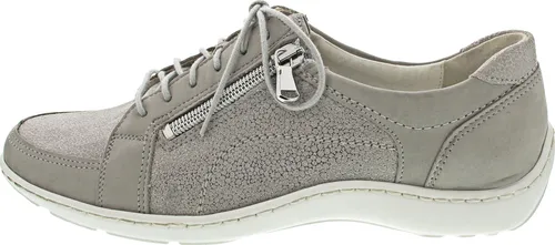 Waldläufer Henni Schnürhalbschuh 496042-333-070, Denver 2x Tore, stein, Weite H 42 1/2