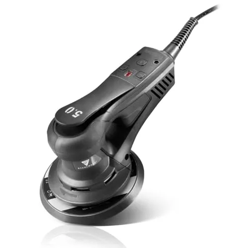 STAHLWERK ES-150 ST Exzenterschleifer - Schleifmaschine mit 350 Watt, vibrationsarm und leistungsstark. Ideal für präzises Schleifen dank 5 mm Exzenterhub und 150 mm Schleifteller. 7 Jahre Garantie für höchste Qualität!