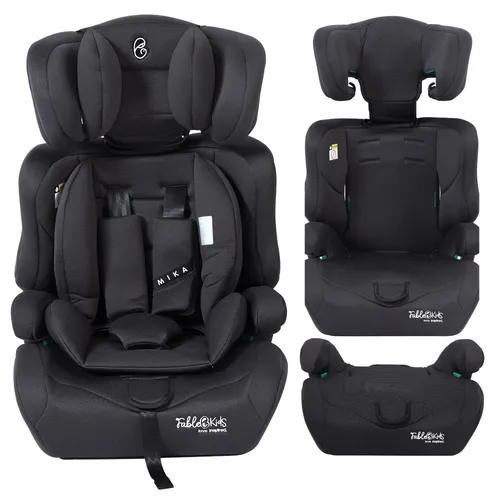 FableKids Autokindersitz - Sicherer Kindersitz für Kinder von 15 Monaten bis 12 Jahren - Kindersitz für Körpergrößen von 76-150 cm, vorwärtsgerichtet, mit 4-fach höhenverstellbarer Kopfstütze und abnehmbarer Rückenlehne für flexiblen Einsatz.