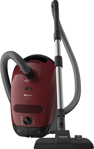 Miele Bodenstaubsauger Classic C1 PowerLine 800 W, rot - Staubsauger mit 9 m Aktionsradius und universeller Bodendüse, ideal für alle Bodenbeläge. Leicht und kompakt für müheloses Saugen.