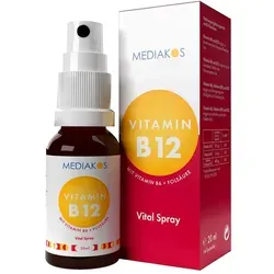 Vitamin B12 + B6 + Folsäure Mediakos Vital Spray 20 ml