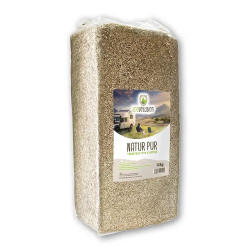 Loovolution - Einstreu für Trockentrenntoiletten Natur – 14 kg