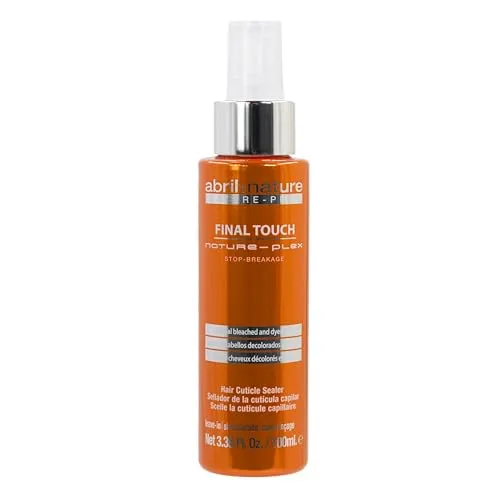 abril et nature - Nature Plex, STOP Haarbruch - Feuchtigkeitsspendendes Haaröl - Finish-Serum mit Hyaluronsäure - Reparierendes Glanzöl für Spliss - Ohne Ausspülen - 100 ml