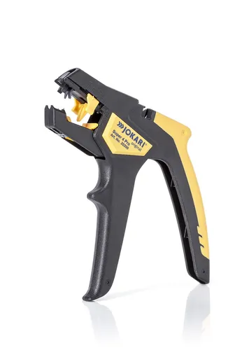 Jokari Abisolierzange Super 4 Pro 0,2-6 qmm - Präzisions-Abisolierzange für Kabelquerschnitte von 0,2-6 qmm, ideal für Elektriker und Heimwerker, sorgt für sauberes und schnelles Abisolieren.