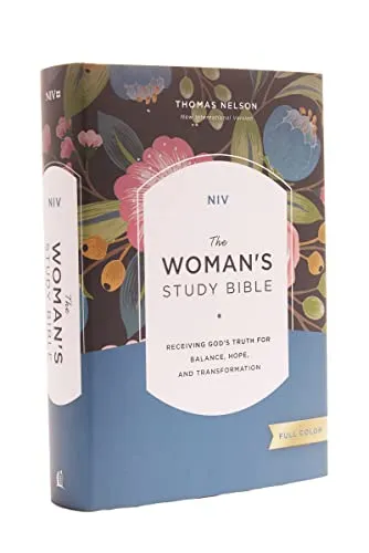 NIV, The Woman's Study Bible, Hardcover, Full-Color, Red Letter - Bibelarbeit, Kommentare & Auslegungen - Diese Studienbibel bietet tiefgehende Einsichten und ist ideal für Frauen, die Gottes Wahrheit für Balance und Hoffnung suchen.
