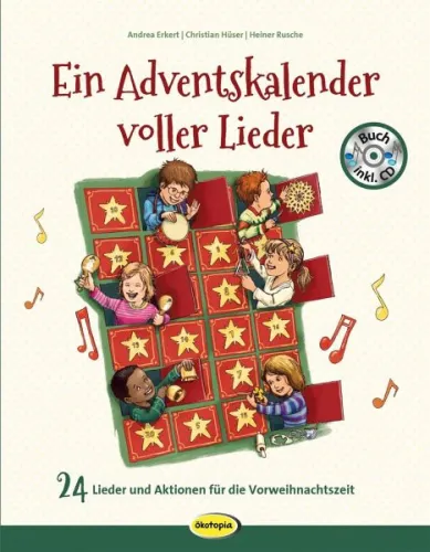 Ein Adventskalender voller Lieder (Buch inkl. CD)|Broschiertes Buch|Deutsch