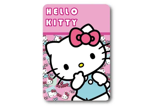 Hello Kitty Fleecedecke Kuscheldecke 100x140 cm Kinder Decke weich warm