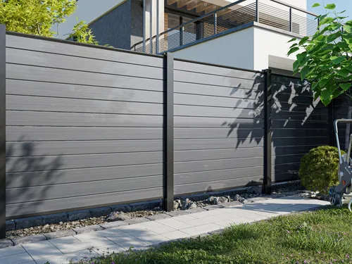 Outgarden Anthrazit 180x180 cm Gartenzaun Sichtschutzzaun – Witterungsbeständig und Pflegeleicht - Der Outgarden Sichtschutzzaun aus PVC im modernen Stecksystem bietet effektiven Blickschutz für Garten und Terrasse. Witterungsbeständig und pflegeleicht, sorgt er für eine angenehme Atmosphäre im Freien.
