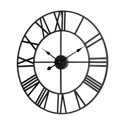 Teesa 60 cm Aluminiowy Zegar Ścienny - Eleganter großer Wanduhr aus Aluminium, perfekt für moderne Wohnräume und sorgt für einen stilvollen Akzent in jedem Raum.