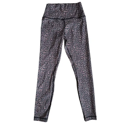 CRZ YOGA Damen Yoga Sport Leggings Gr 36 High Waist Sportleggings Leopard NEU